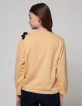 Details Long Sleeve Blouse Top With Pita Wording