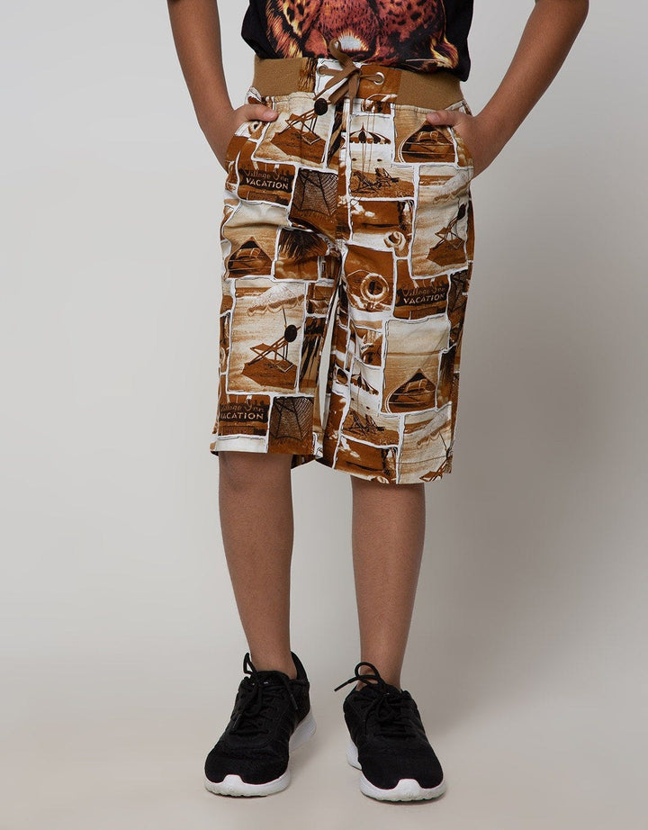Nevada Short Woven  Ki Crop Collage Beach Kicwv004:Sand:9-10:Print:Short Pants