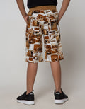 Nevada Short Woven  Ki Crop Collage Beach Kicwv004:Sand:9-10:Print:Short Pants