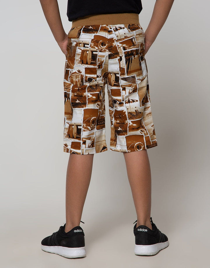Nevada Short Woven  Ki Crop Collage Beach Kicwv004:Sand:9-10:Print:Short Pants