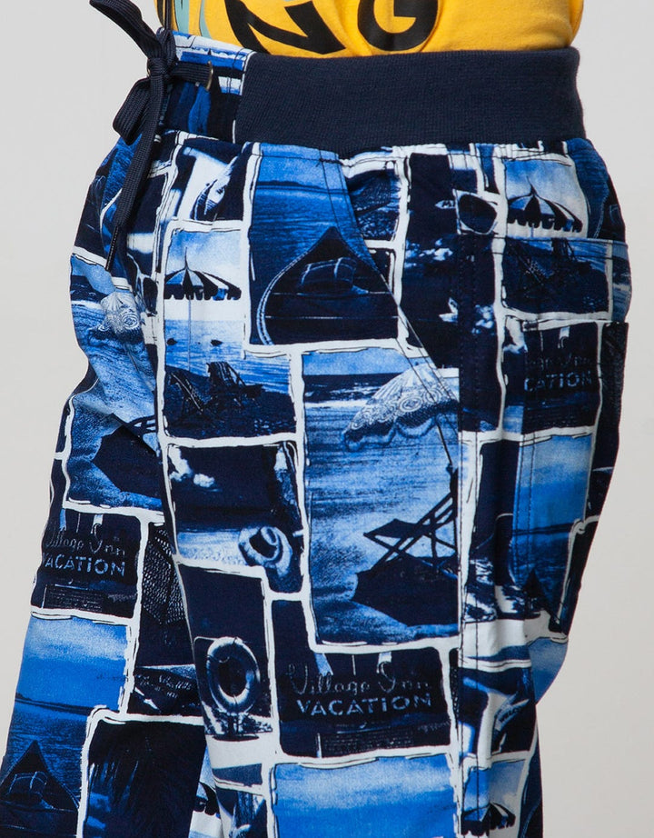 Nevada Short Woven  Ki Crop Collage Beach Kicwv004:Sand:9-10:Print:Short Pants
