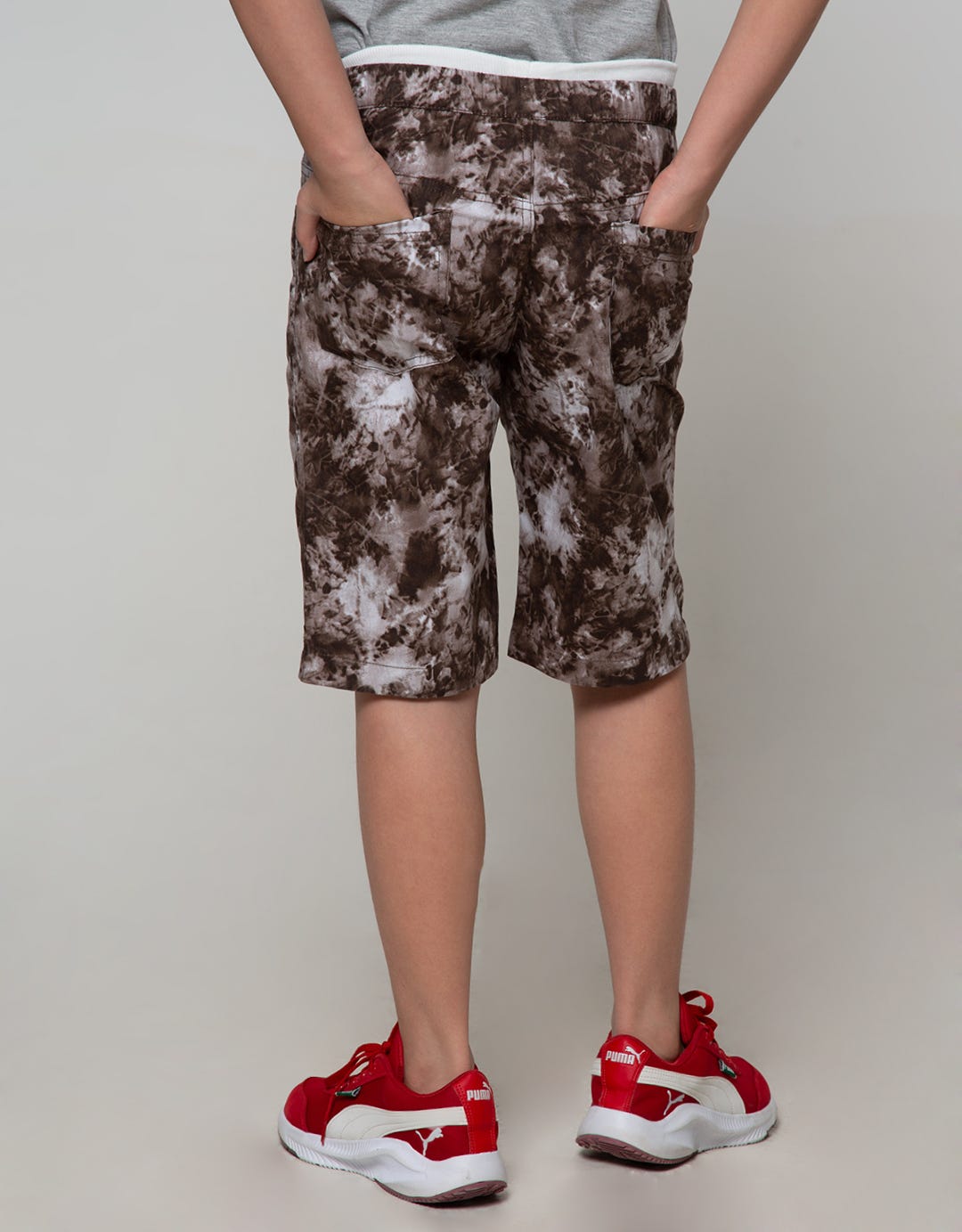 Nevada Short Woven Crop Abstrak