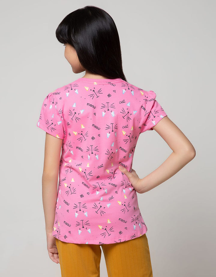 Aero Kids Short Sleeve T-Shirt Multipack Cat Siluet