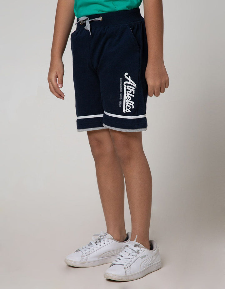Little M Short Pants Knit Sj Rib Athletic Peek