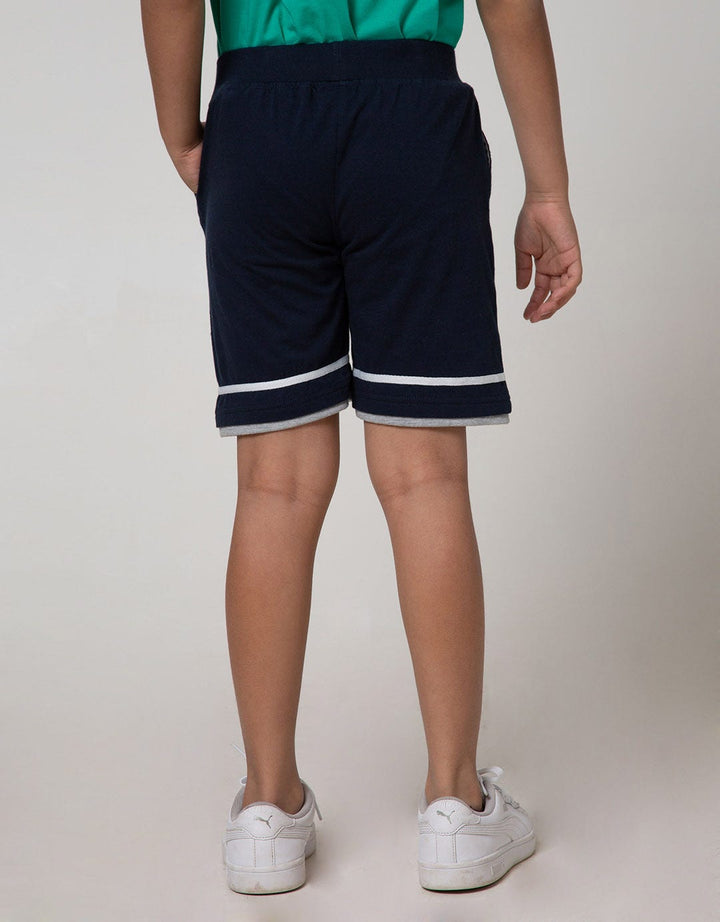Little M Short Pants Knit Sj Rib Athletic Peek