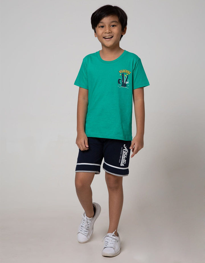 Little M Short Pants Knit Sj Rib Athletic Peek