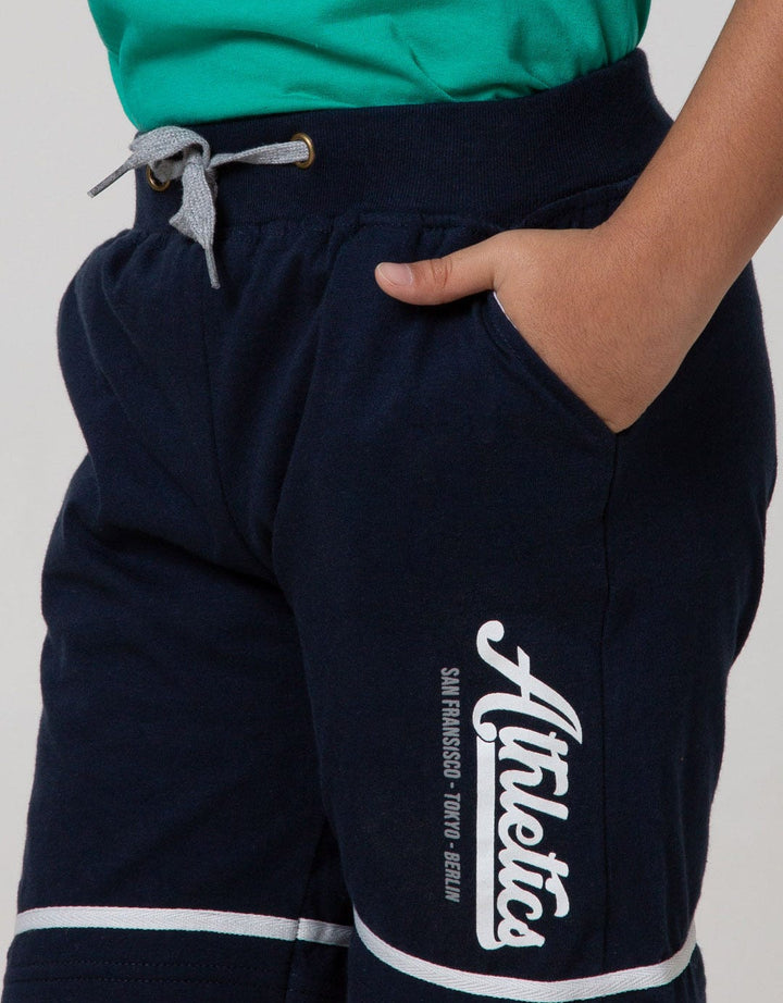 Little M Short Pants Knit Sj Rib Athletic Peek