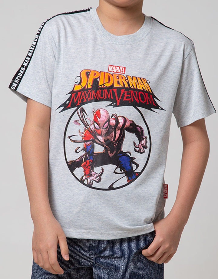 Marvel Spider-Man Venom Stand Ribbon Short Sleeve T-Shirt