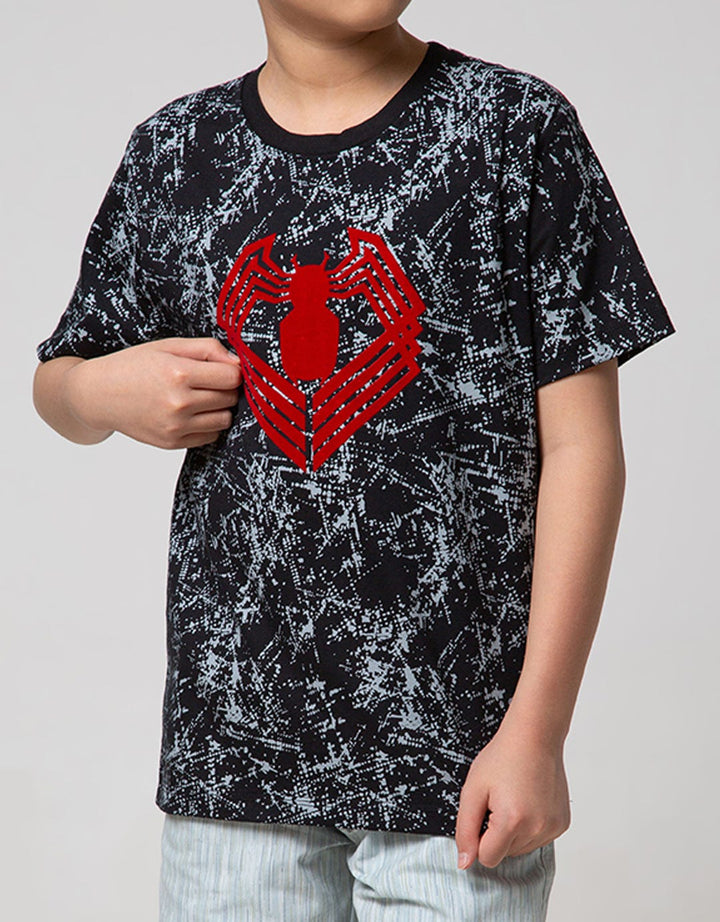 Marvel Spider-Man Fullprint Laba Venom Short Sleeve T-Shirt