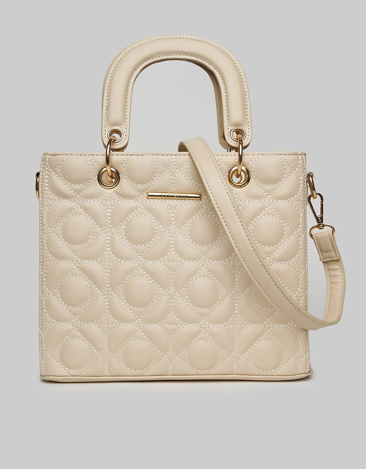 Connexion Handbag Quilted Java Poppy
