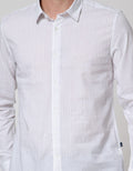 Andrew Smith Stripe Kemeja Lengan Pendek Pria