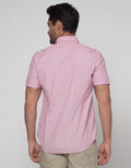 Andrew Smith Short Sleeve Two Tone Color Shirt