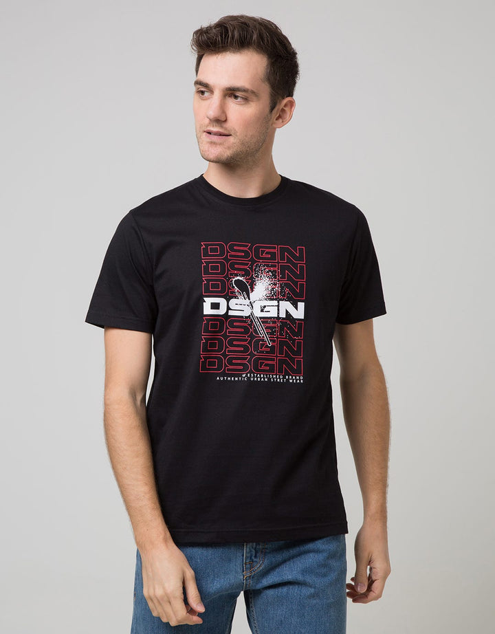 d&f T-Shirt Short Sleeve Dsgn Splash
