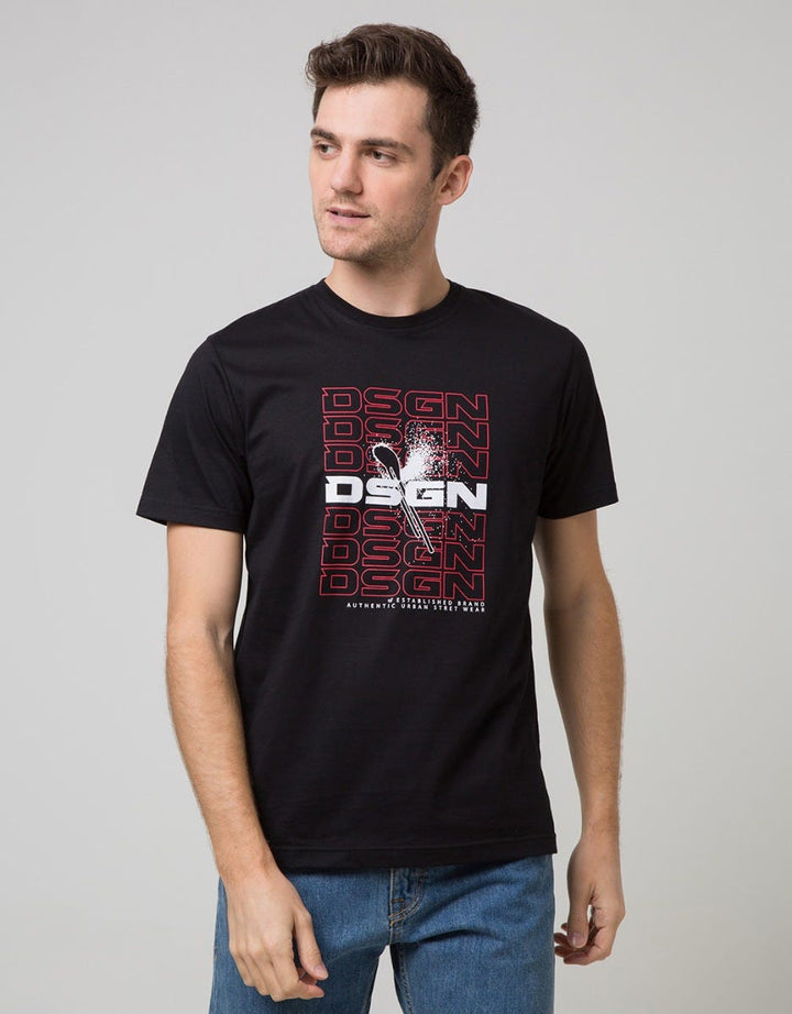 d&f T-Shirt Short Sleeve Dsgn Splash