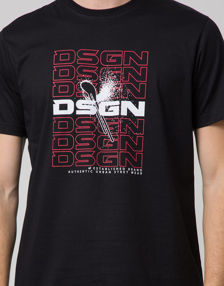 d&f T-Shirt Short Sleeve Dsgn Splash