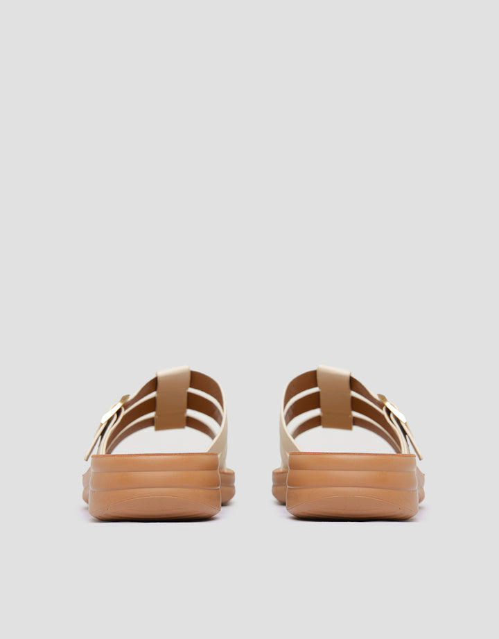 St. Yves Tripple Strap Slipper Sandal Wanita