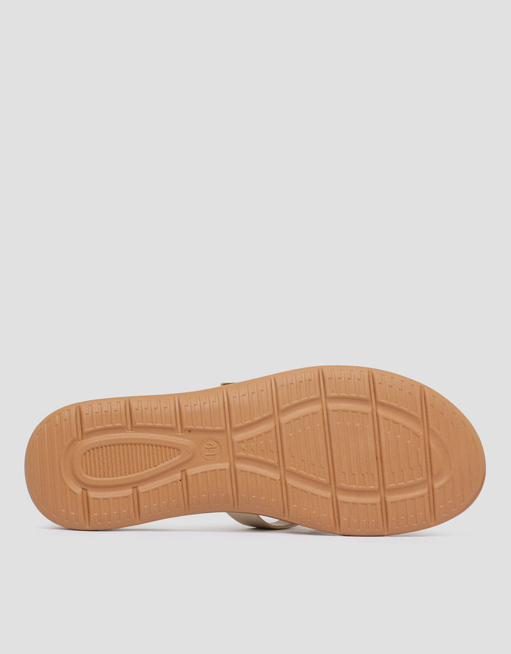 St. Yves Tripple Strap Slipper Sandal Wanita