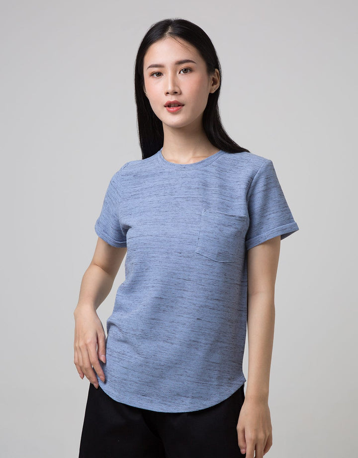 Connexion Short Sleeve T-Shirt Waffle Slub With Pocket