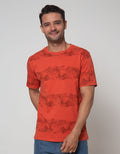 T Zone Short Sleeve T-Shirt Aop Theme Floral Nature Fullprint