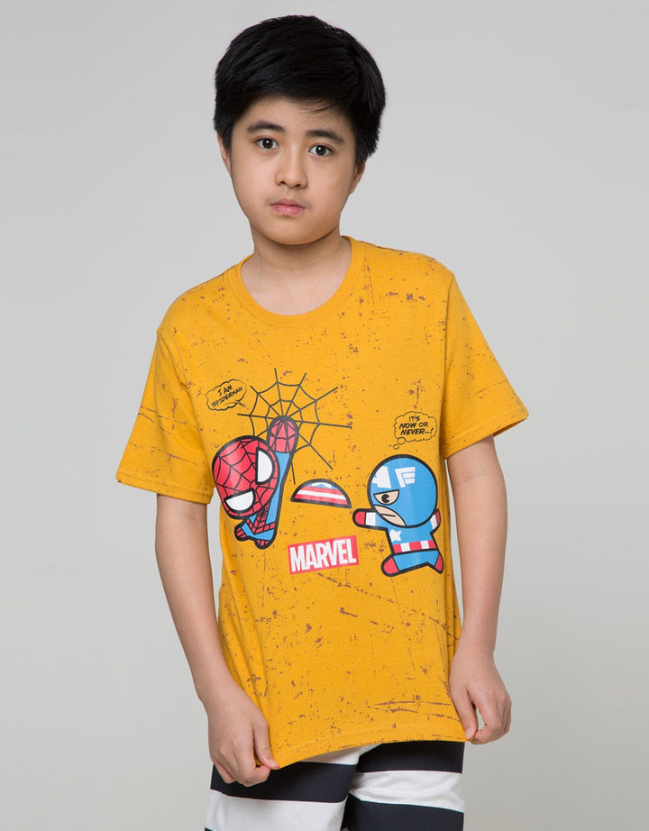 Marvel Avengers Kaos Anak Laki-Laki Fullprint Doodle Speaks