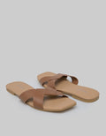 Nevada Ladies Sandals Flat Cross