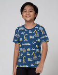 Little M Short Sleeve T-Shirt Fullprint Transportation