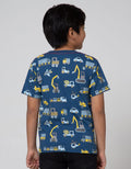 Little M Short Sleeve T-Shirt Fullprint Transportation
