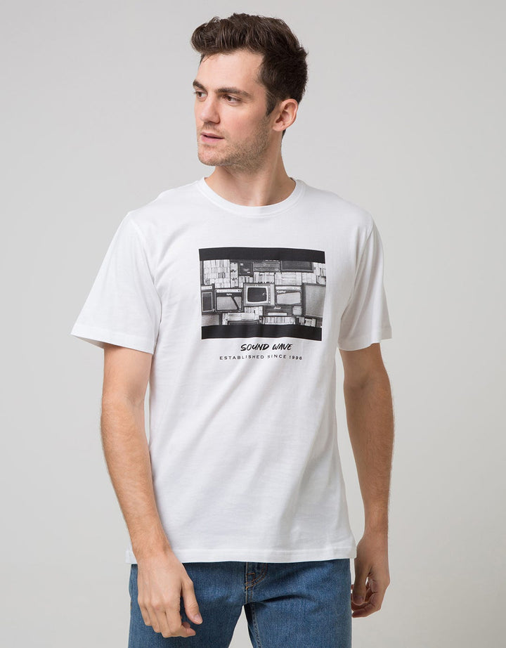 Nevada Short Sleeve T-Shirt Print Sound Wave