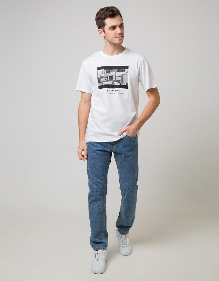 Nevada Short Sleeve T-Shirt Print Sound Wave