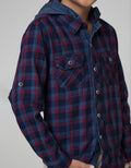 Twist Kids Desta Kotak Jacket Hoodie Twill
