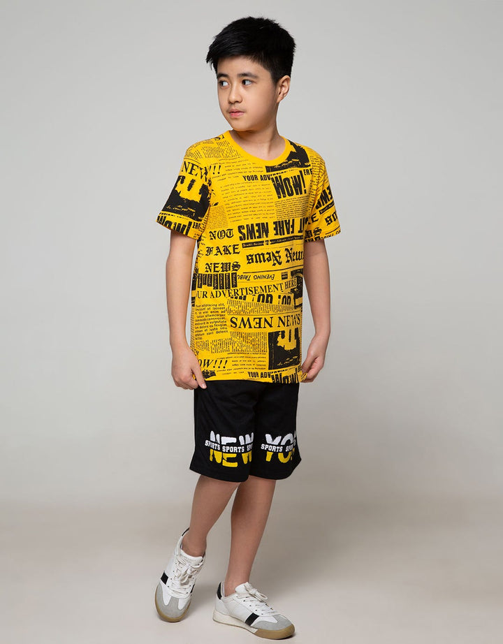 Nevada Short Sleeve T-Shirt Newspaper