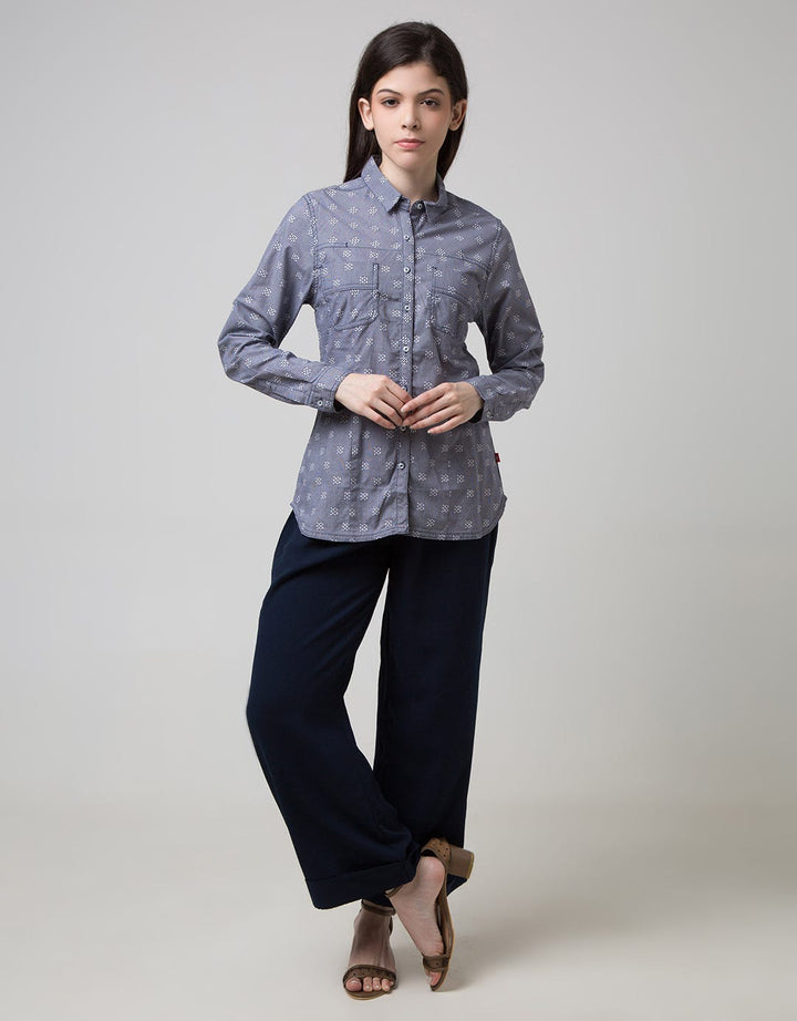 Cardinal Girl Kemeja Motif