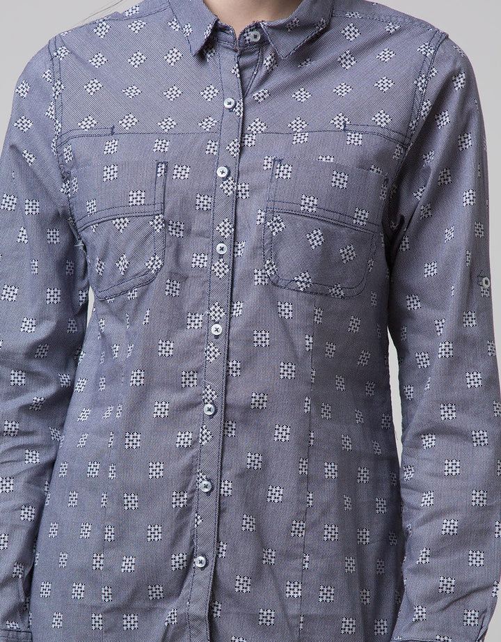 Cardinal Girl Kemeja Motif
