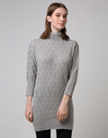 Come Cable Batwing Knit Dress