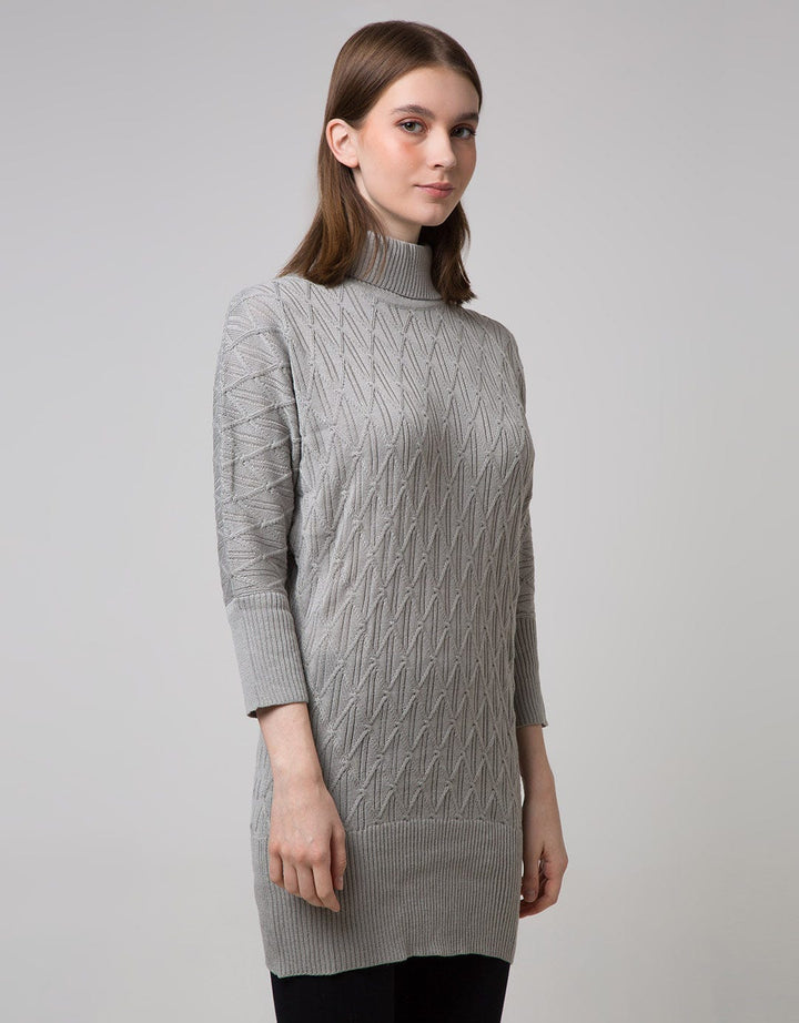 Come Cable Batwing Knit Dress