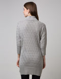 Come Cable Batwing Knit Dress