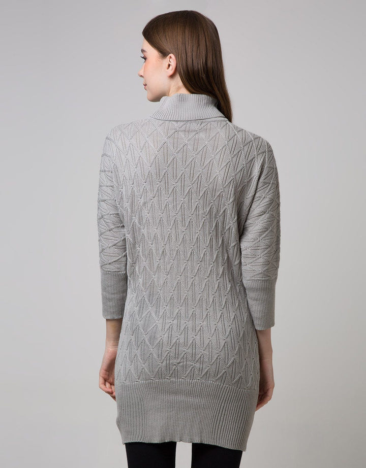 Come Cable Batwing Knit Dress