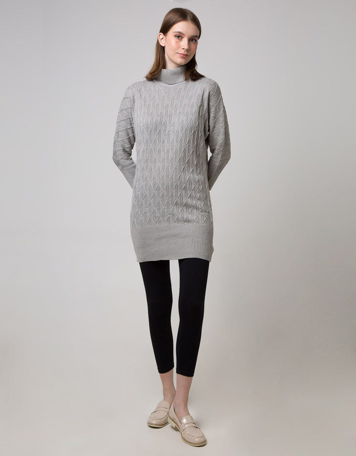 Come Cable Batwing Knit Dress