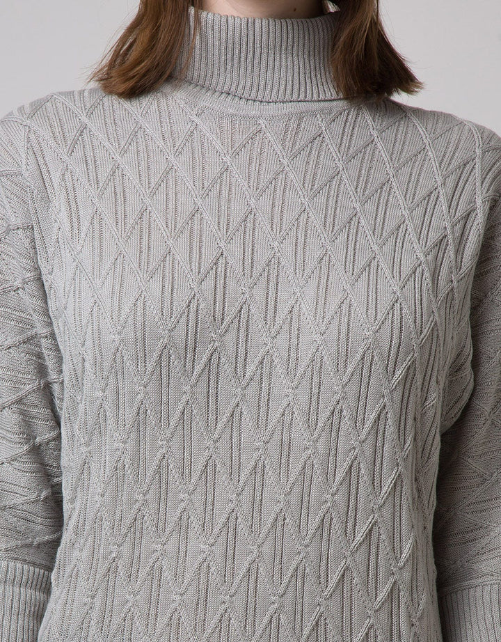 Come Cable Batwing Knit Dress