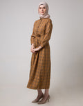 Come Maxi Dress With Pocket Checks