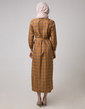 Come Maxi Dress With Pocket Checks