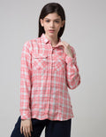 Cardinal Girl Kemeja Plaid Print