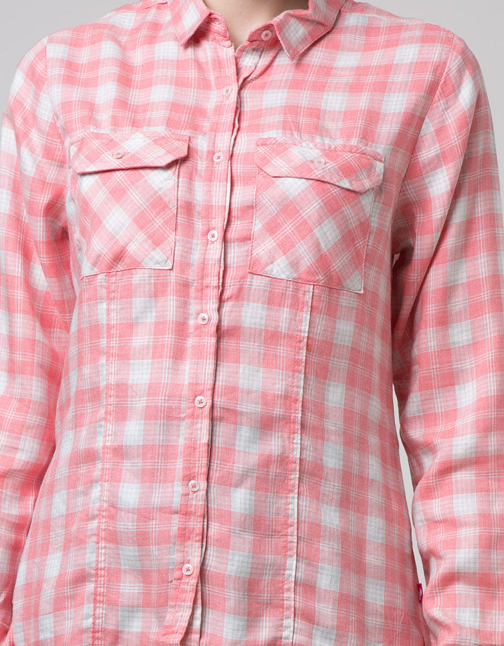 Cardinal Girl Kemeja Plaid Print