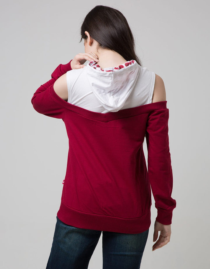 Cardinal Girl Sweater Happines