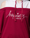 Cardinal Girl Sweater Happines
