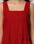 Cardinal Girl Overall Dress