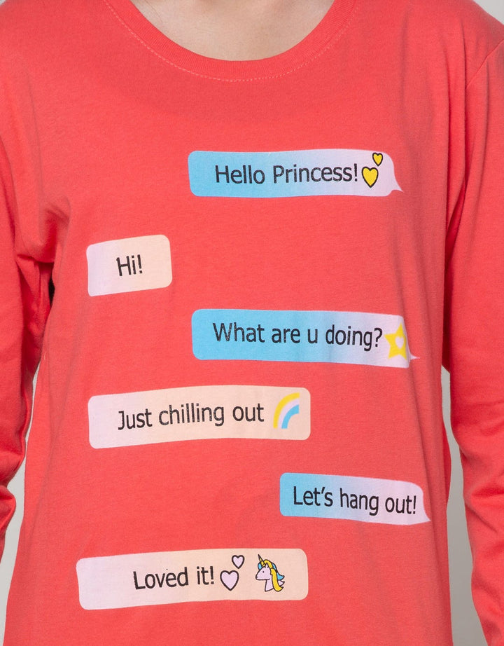 Nevada Long  Sleeve T-Shirt Ki Chat Bubble