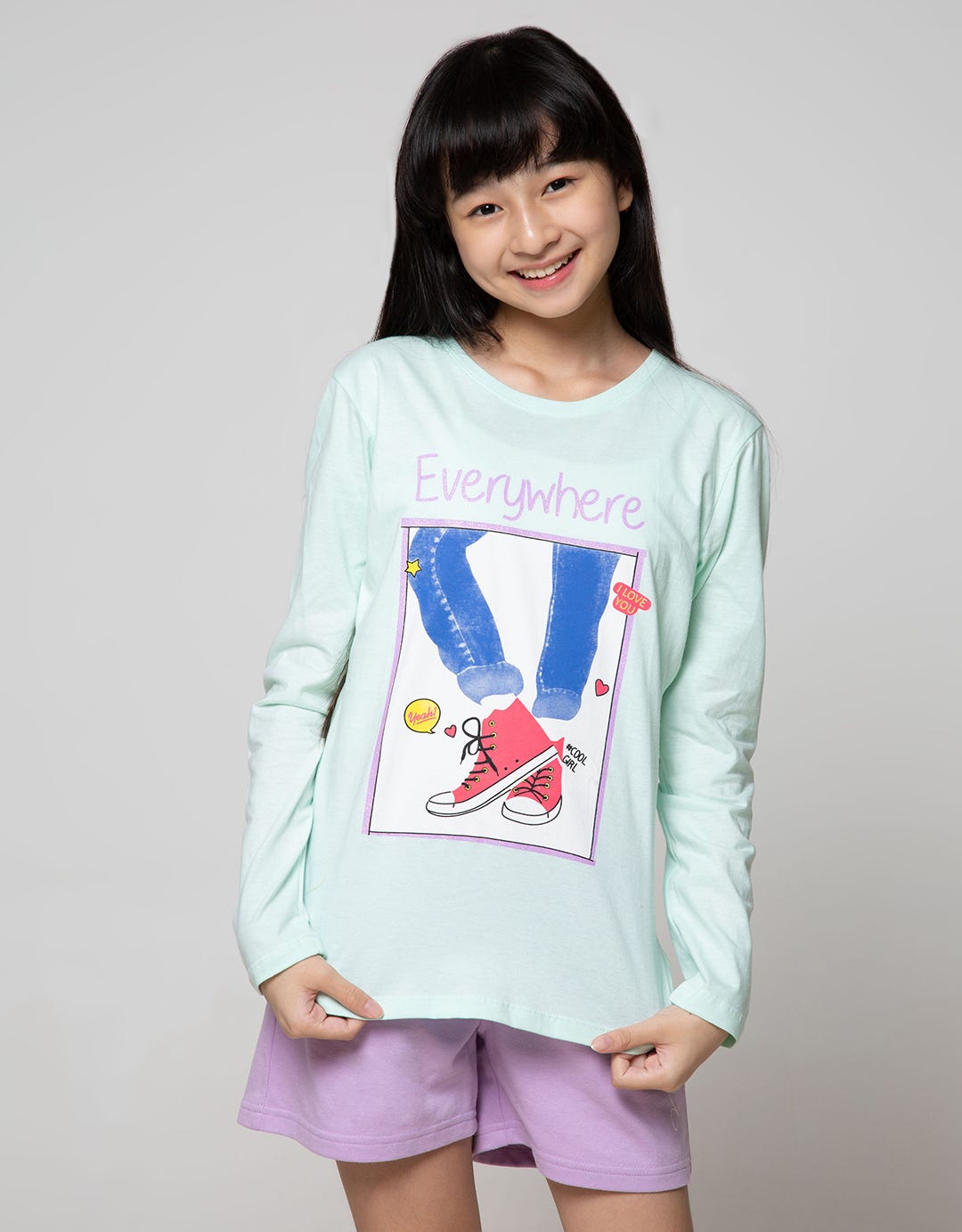 Nevada Long Sleeve T-Shirt Basic Everywhere Shoes