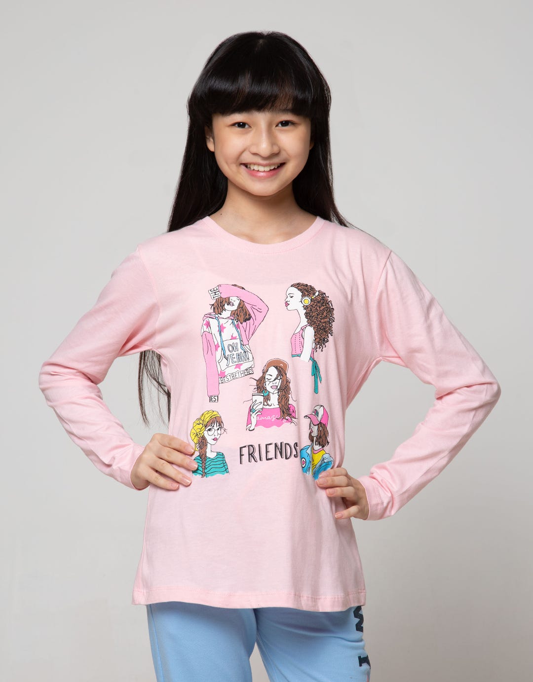 Nevada Kids Long Sleeve T-Shirt Girlfriends Kissmile