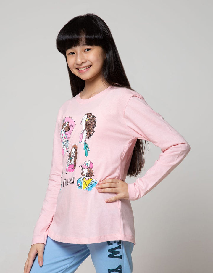 Nevada Kids Long Sleeve T-Shirt Girlfriends Kissmile